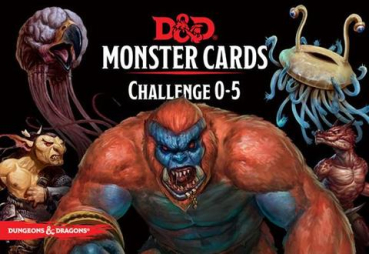 D&D Monster Cards Challenge 0-5 (E)