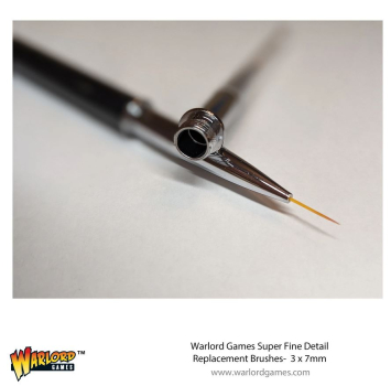Warlord 3 pack 7mm Replacement Brush