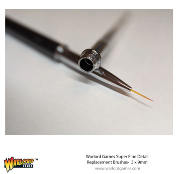 Warlord 3 pack 9mm Replacement Brush
