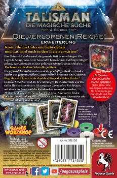 Talisman - Die Magische Suche 4. Edition - Die Verlorenen Reiche