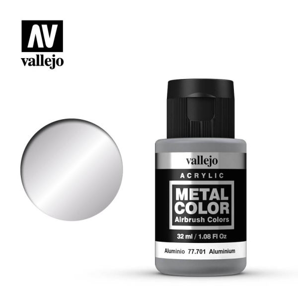 Vallejo Metal Color: 701 Aluminium 32 ml