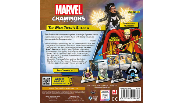 Marvel Champions: Das Kartenspiel - The Mad Titan's Shadow Erweiterung