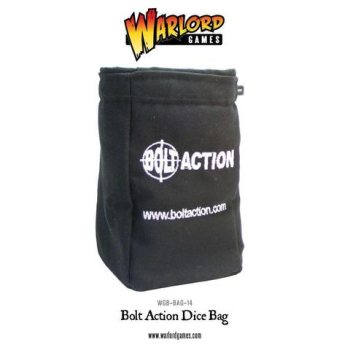 Bolt Action Dice Bag & Dice (Black)