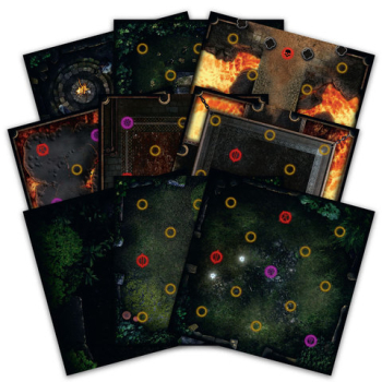 Dark Souls - The Board Game - Darkroot Basin and Iron Keep Tile Set (DE / E)