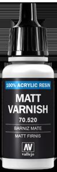 Vallejo Game Color: 070 Vallejo Mattlack (Mat Varnish), 17 ml (520/VA192)