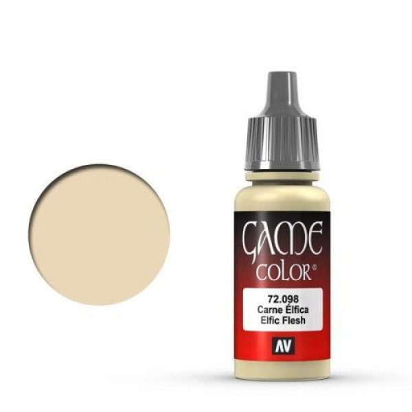 Vallejo Game Color: 098 Elfic Flesh, 17 ml