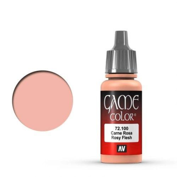 Vallejo Game Color: 100 Rosy Flesh, 17 ml