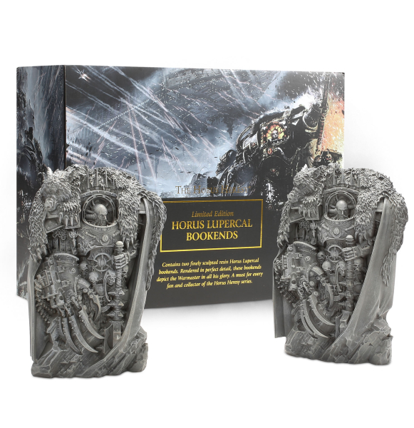 The Horus Heresy Horus Lupercall Bookends