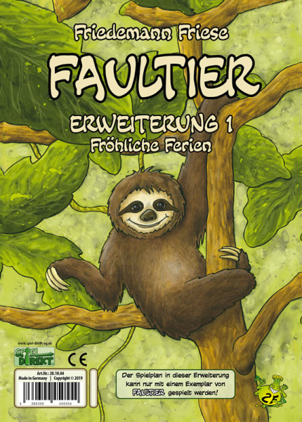 Faultier - Fröhliche Ferien
